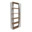 Polica 150x63.6x23.8 cm, Atlantska Borovina-Bela