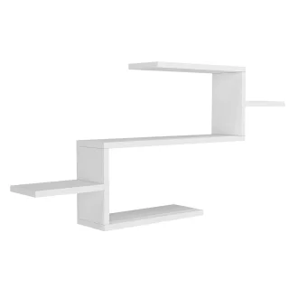 Stenska polica 104x49.4x14.5cm Bela