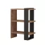 Polica 70x51.8x25 Antracit-Oreh
