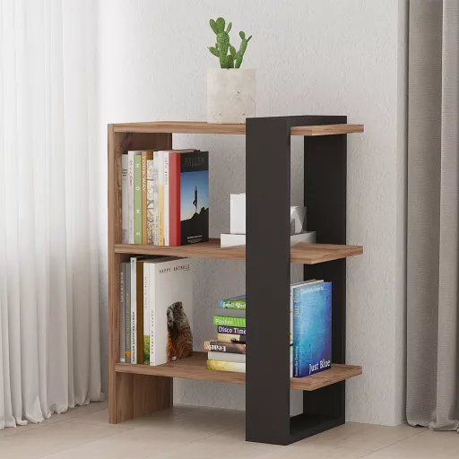 Polica 70x51.8x25 Antracit-Oreh