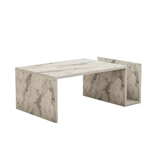 Kavna miza z marmorjem 86,8x32,4x50cm
