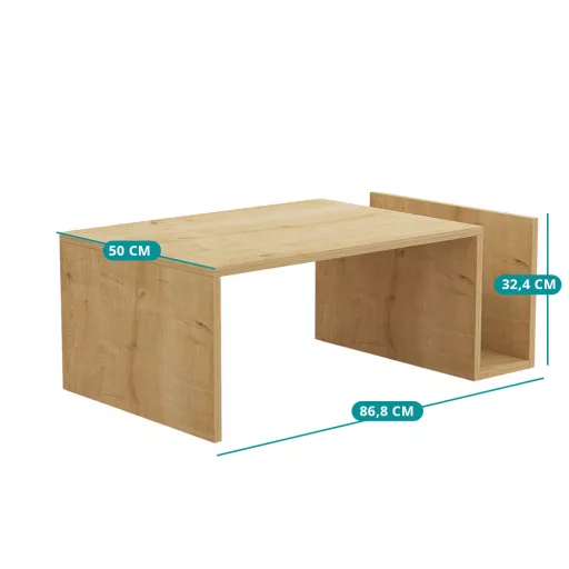 Kavna miza 86,8x32,4x50cm, Oreh