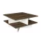 Kavna miza 60x31.2x60cm, Oreh-Bela