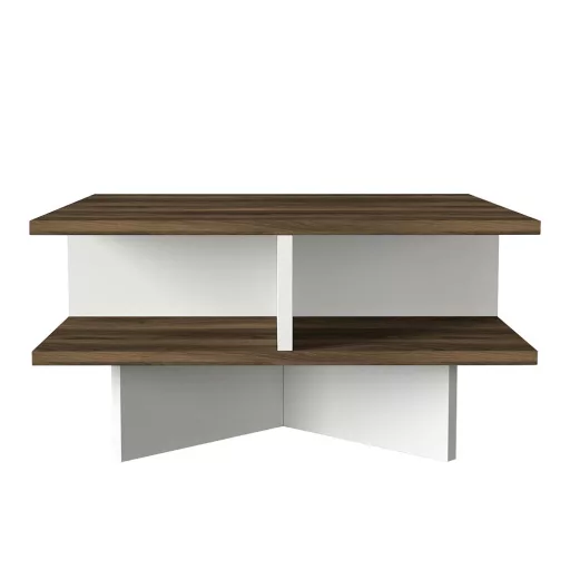 Kavna miza 60x31.2x60cm, Oreh-Bela