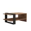 Kavna miza 80x35x55cm, Oreh-Antracit