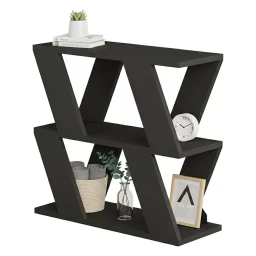 Stranska miza 60x57x22cm, antracitna