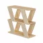 Stranska miza 60x57x22cm, Oreh