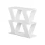 Stranska miza 60x57x22cm, bela