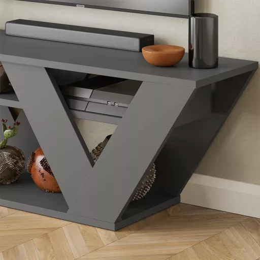 TV miza 110x40x30cm, antracitna
