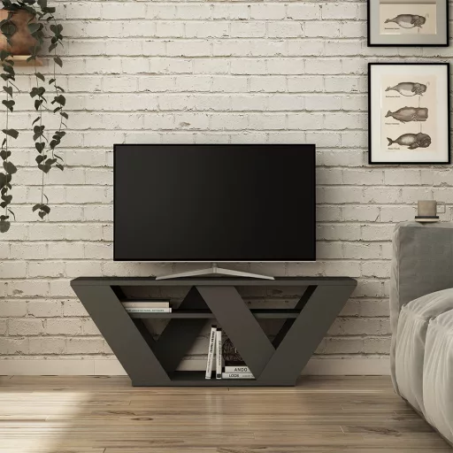 TV miza 110x40x30cm, antracitna