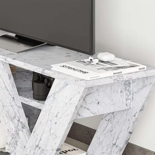 Marmor TV stojalo 110x40x30cm