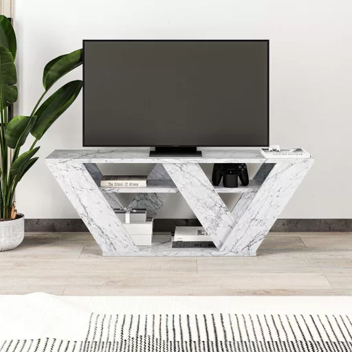 Marmor TV stojalo 110x40x30cm