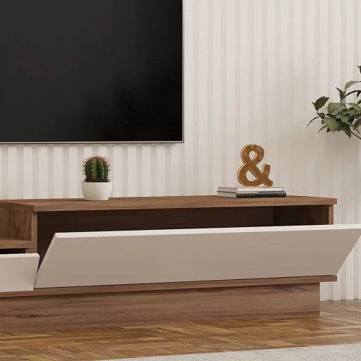 TV Regal 160x35x35cm, Bela-Bor