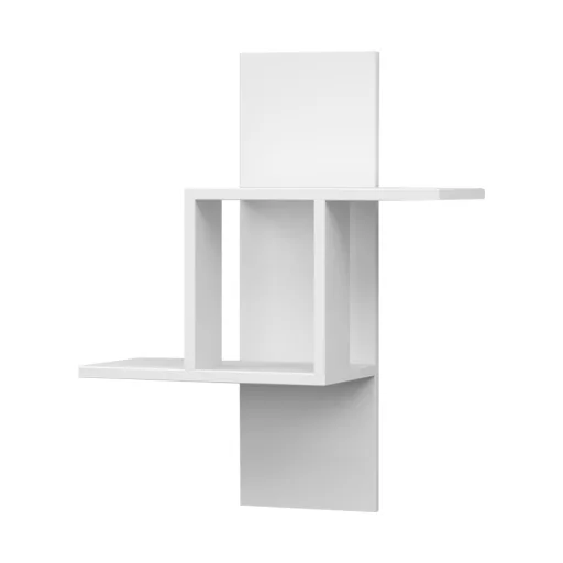 Stenska polica 70x64x20cm, bela