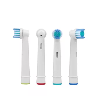   4-Pack Združljive Glave Električnih Četkic za Zobe z Rotacijsko-Pulzirajočo Tehnologijo za Oral-B