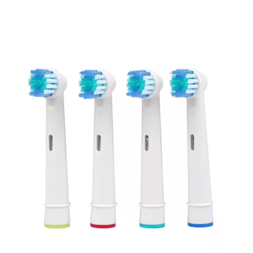 4-Pack Združljive Glave Električnih Četkic za Zobe z Rotacijsko-Pulzirajočo Tehnologijo za Oral-B
