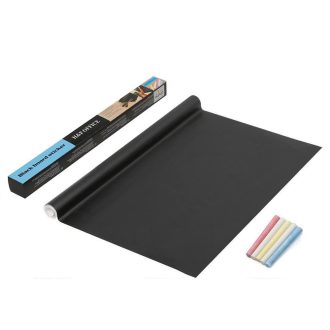   Samolepilna tabla za kredo s 5 barvnimi kredami - Kreativna rešitev