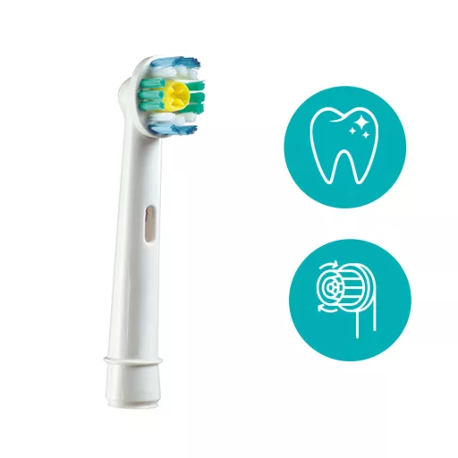 4-Pack 3D Električne Glave za Četkice za Zobe, Združljive z Oral-B
