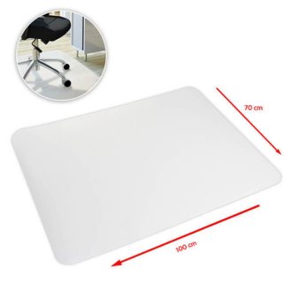   Prozoren zaščitni podložek za stol - Trajna odpornost proti praskam in obrabi, 100x70 cm