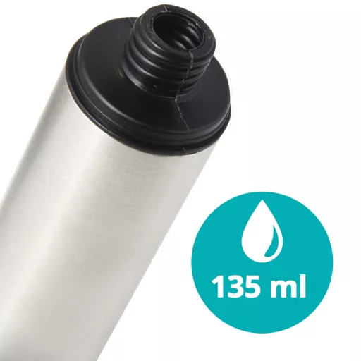 Steklenička za olje iz nerjavečega jekla - 135 ml, ponovno napolnljiva, natančno odmerjanje za zdravo kuhanje