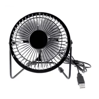   USB namizni ventilator z nastavljivim kotom za prenosne računalnike in osebne računalnike