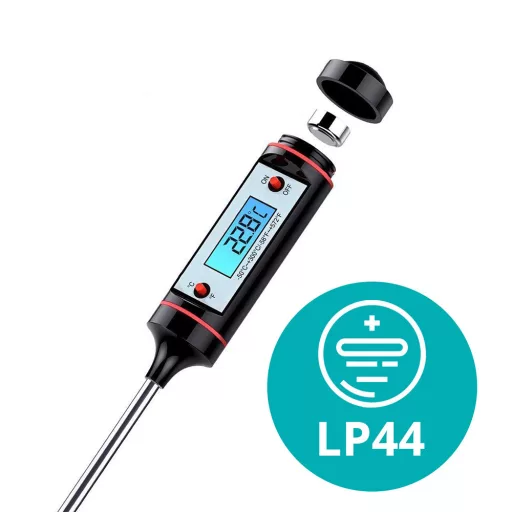 Digitalni kuhinjski mesni termometer - meri od -50 do +300 °C, preklop °C/°F, idealen za meso, otroško hrano in omake
