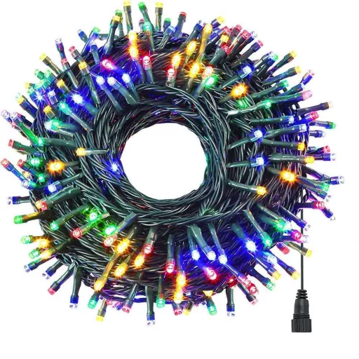 480 LED vremensko odporne luči na vrvici - različne velikosti in barve, 8 načinov osvetlitve