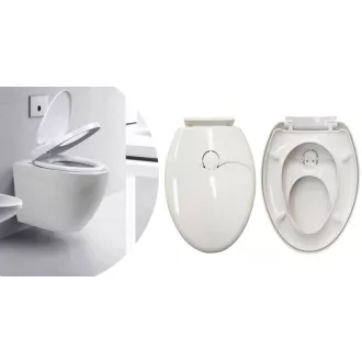   2-v-1 WC sedež z otroškim zmanjšanjem za enostavno učenje na kahlici