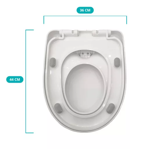 2-v-1 WC sedež z otroškim zmanjšanjem za enostavno učenje na kahlici