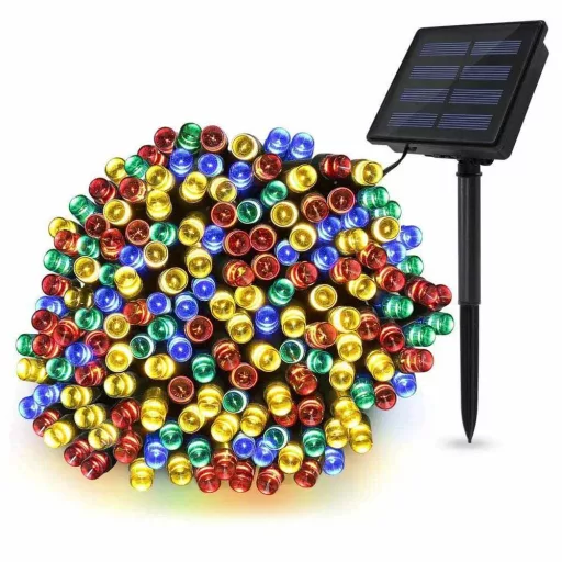 100 LED Solar Garden String Lights - 10m, Vodoodporne, Različne Barve