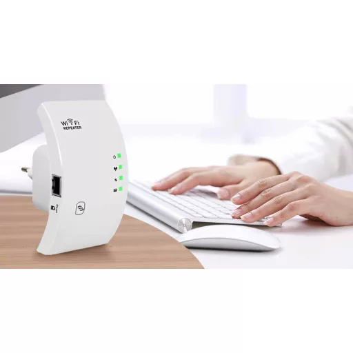 Brezžični WiFi ojačevalnik - 200m pokritost, 300 Mbps hitrost