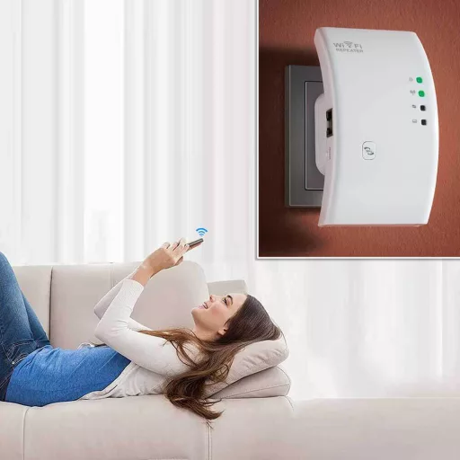 Brezžični WiFi ojačevalnik - 200m pokritost, 300 Mbps hitrost