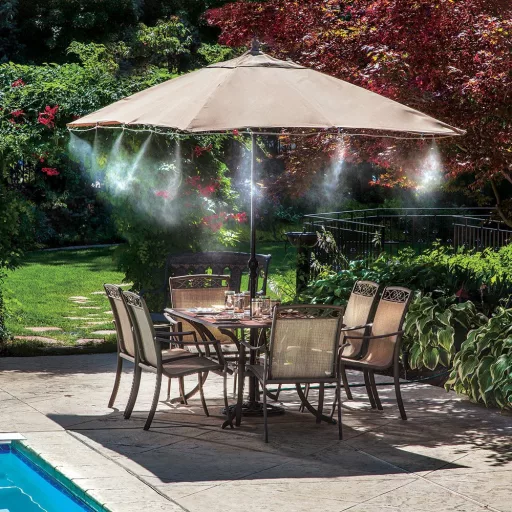 10m Zunanje meglenjevanje s 10 šobami za poletno hlajenje