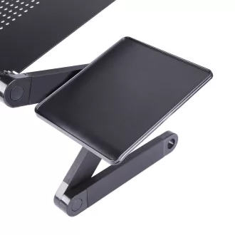   Nastavljiv stojalo za prenosni računalnik z odlagalno površino za miško - ergonomsko, prenosno, univerzalna zasnova