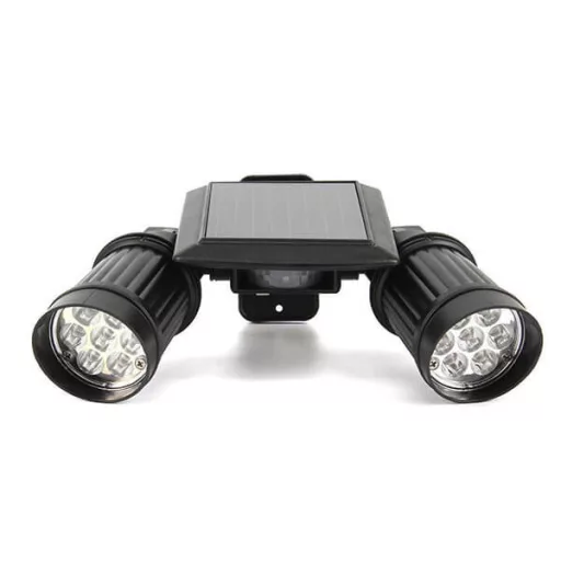 Dvojna solarna LED luč s senzorjem gibanja in funkcijo mrak-do-zore