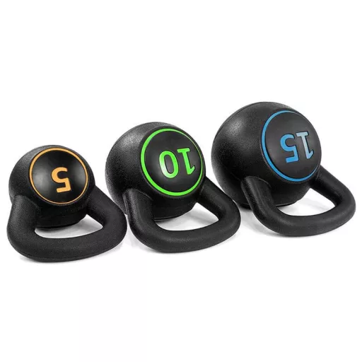 3-delni set kettlebell - 2.3/4.5/6.7 kg za moč in hujšanje