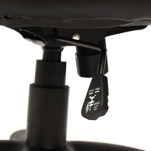 Ergonomska igralna stolica z nastavljivo višino in oblazinjenim naslonjalom - modra