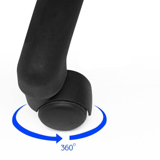 Ergonomska igralna stolica z nastavljivo višino in oblazinjenim naslonjalom - modra