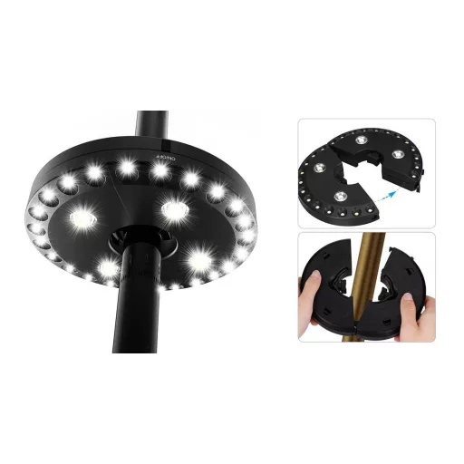 LED Luči za Dežnike - 3 Načina Osvetlitve, Zunanja Uporaba