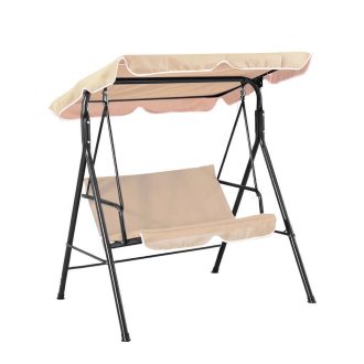   Gugalnica za vrt za 3 osebe s blazinami in nastavljivim senčnikom - različne barve