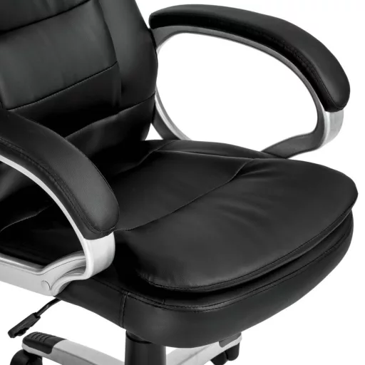 RELAX Ergonomična izvršna pisarniška stolica z nastavljivo višino in oblazinjeno sedežno površino - na voljo v različnih barvah