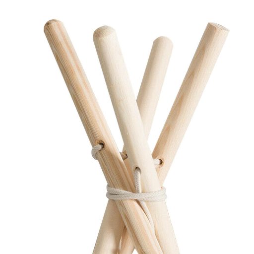 Otroški indijski šotor - notranja/zunanja igralnica, enostavna sestava, 3 barve