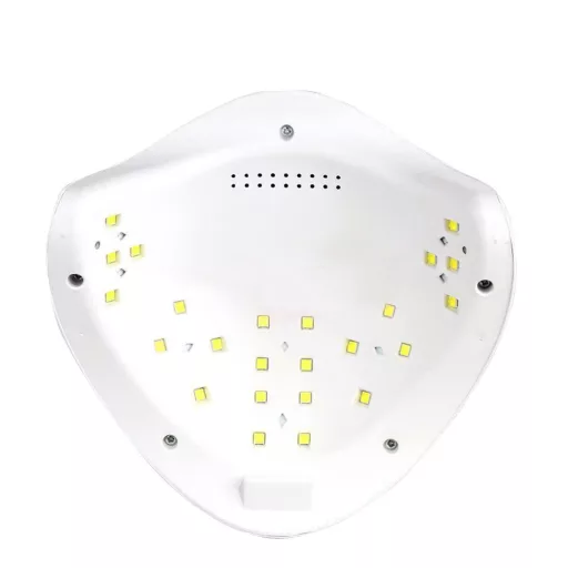 24 LED UV Lampa z Digitalnim Zaslon in Časovnikom - 48W, Odstranljiva Magnetna Osnova