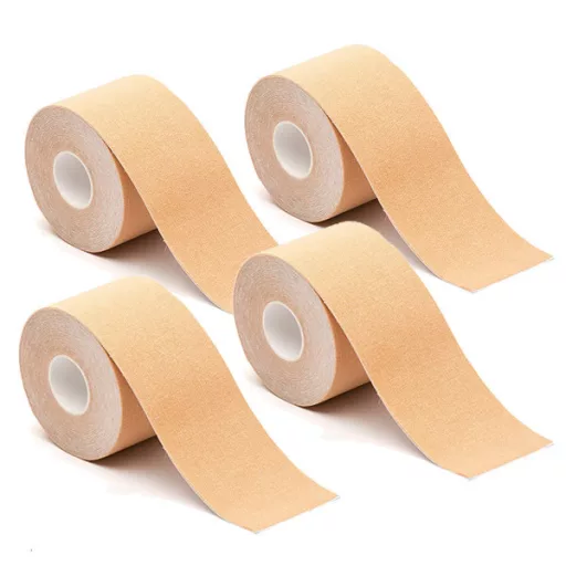 4-Pack Kinezio trak v različnih barvah - 5 cm x 5 m, vodoodporen in zračen