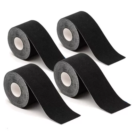 4-Pack Kinezio trak za lajšanje bolečin - Vodoodporen, Dihajoč, 5cm x 5m, Različne barve