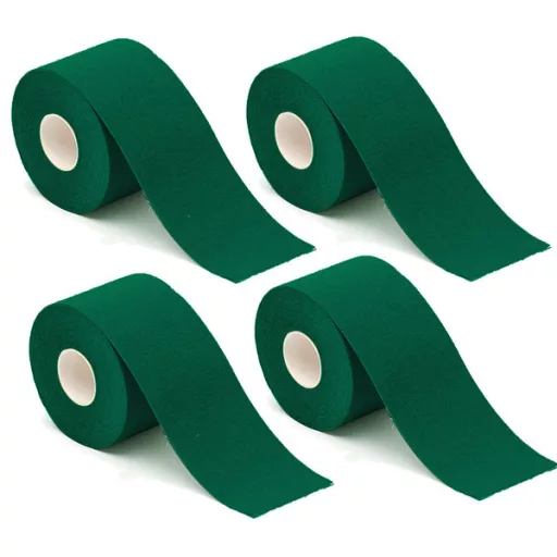 4-Pack Kinezio trak za lajšanje bolečin - Vodoodporen, zračen, 5 cm x 5 m, različne barve