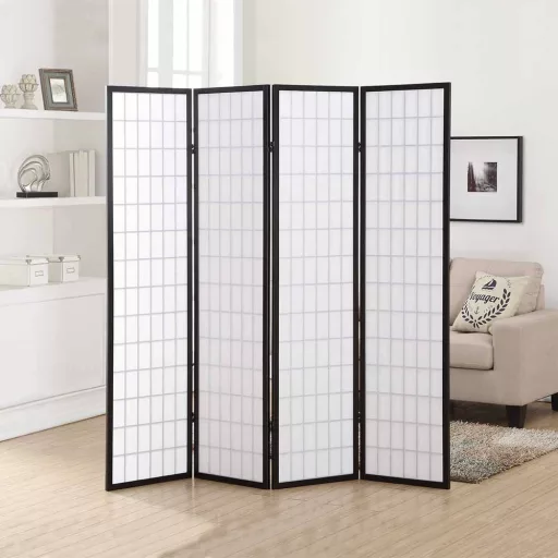 4-Panelska Pregrada za Prostor - Japonski Stil