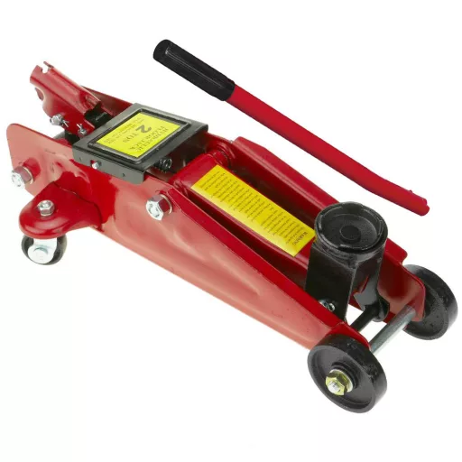 2-ton hidravlični dvigalni jack z nastavljivo višino (13-33 cm) in ergonomsko ročico