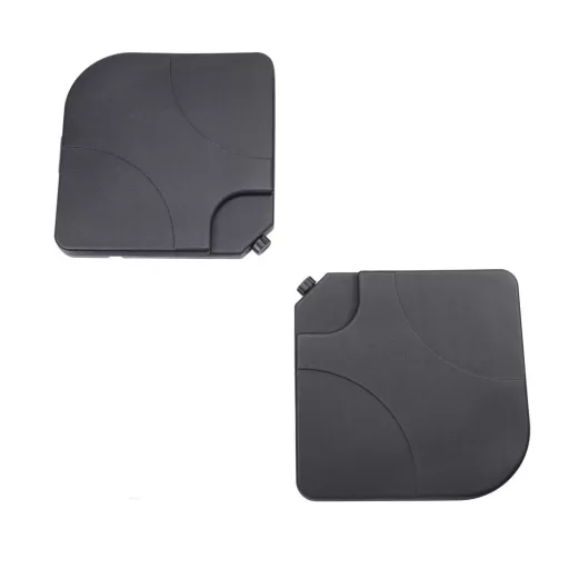 2-Pack Tehtnice za dežnike, ki jih lahko napolnite - Vodoodporne, vremensko odporne, 20 kg kapacitete
