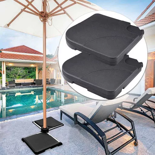 2-Pack Tehtnice za dežnike, ki jih lahko napolnite - Vodoodporne, vremensko odporne, 20 kg kapacitete